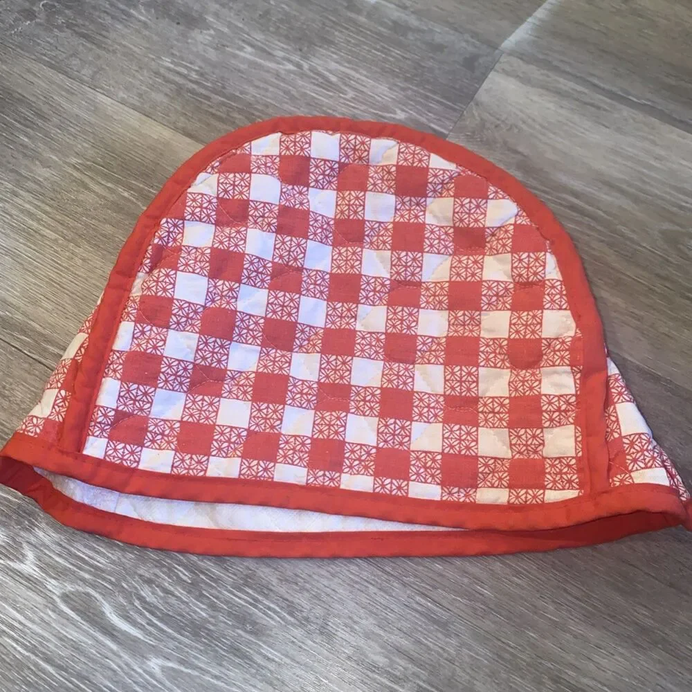 Vintage HBI- 1977 Toaster Cover Quilted Strawberry Kitchen Decor Jar,Cottagecore
